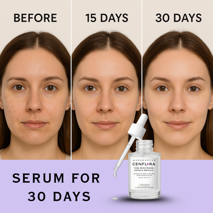Cenflora™ Tone Brightening Capsule Ampoule – Glow & Calm Serum for Radiant, Even Skin