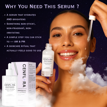 Cenflora™ Tone Brightening Capsule Ampoule – Glow & Calm Serum for Radiant, Even Skin