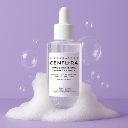 Cenflora™ Tone Brightening Capsule Ampoule – Glow & Calm Serum for Radiant, Even Skin